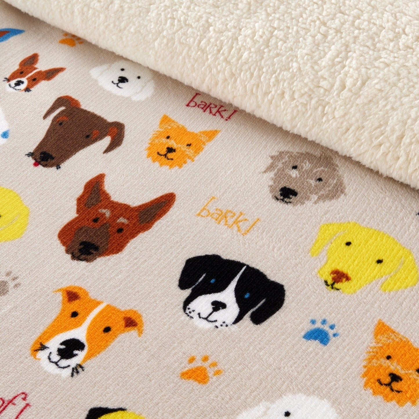OLIVIA ROCCO Duvet Cover Dogs Printed Teddy Duvet Sets With Reversible Sherpa Fleece Fur Wholesale Manchester UK