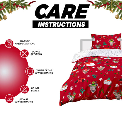 OLIVIA ROCCO Duvet Cover Festive Holiday Santa Duvet Cover Set with Pillowcases Wholesale Manchester UK