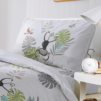 OLIVIA ROCCO Duvet Cover Kids Safari Animals Duvet Cover Soft Lightweight Cot Bedding Set Wholesale Manchester UK