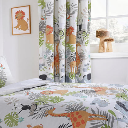 OLIVIA ROCCO Duvet Cover Kids Safari Animals Duvet Cover Soft Lightweight Cot Bedding Set Wholesale Manchester UK
