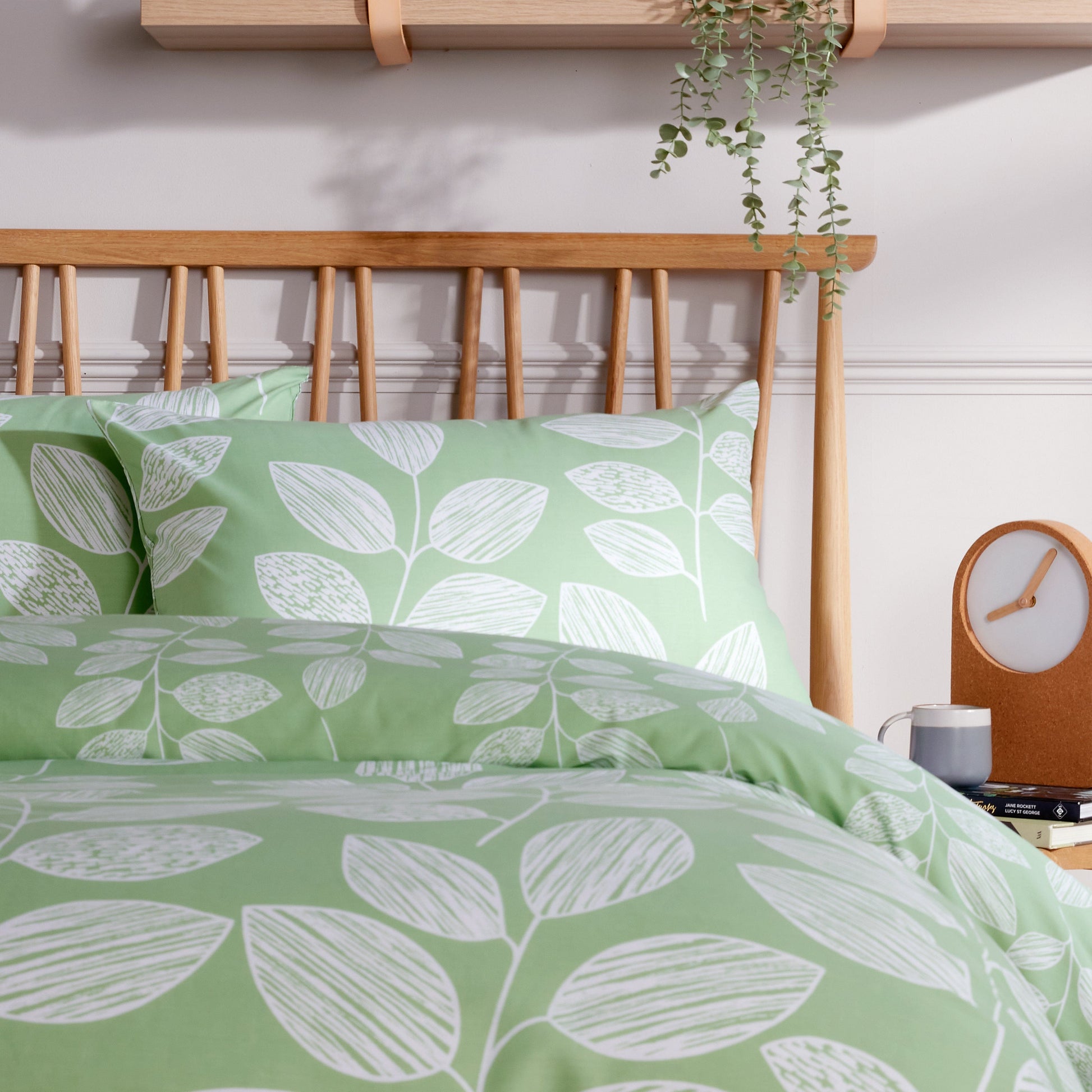 OLIVIA ROCCO Duvet Cover Leaves Printed Duvet Cover Set Reversible Pattern Quilt Bed Cover Sets With Pillowcase Wholesale Manchester UK