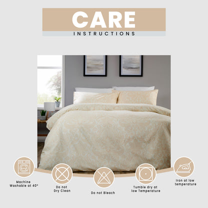 OLIVIA ROCCO Duvet Cover LOOMWORKS Aria Natural Microfibre Duvet Cover Set Wholesale Manchester UK
