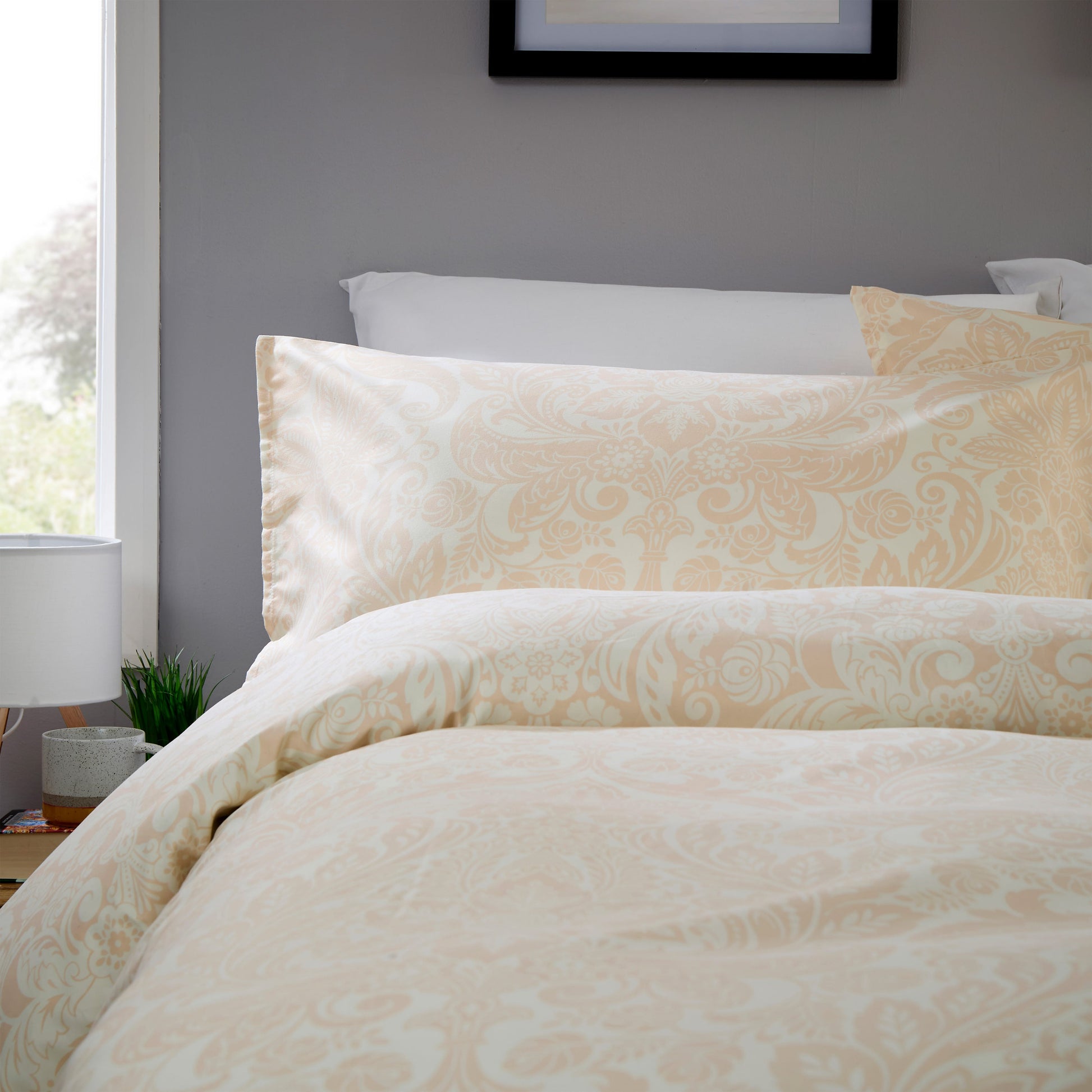 OLIVIA ROCCO Duvet Cover LOOMWORKS Aria Natural Microfibre Duvet Cover Set Wholesale Manchester UK