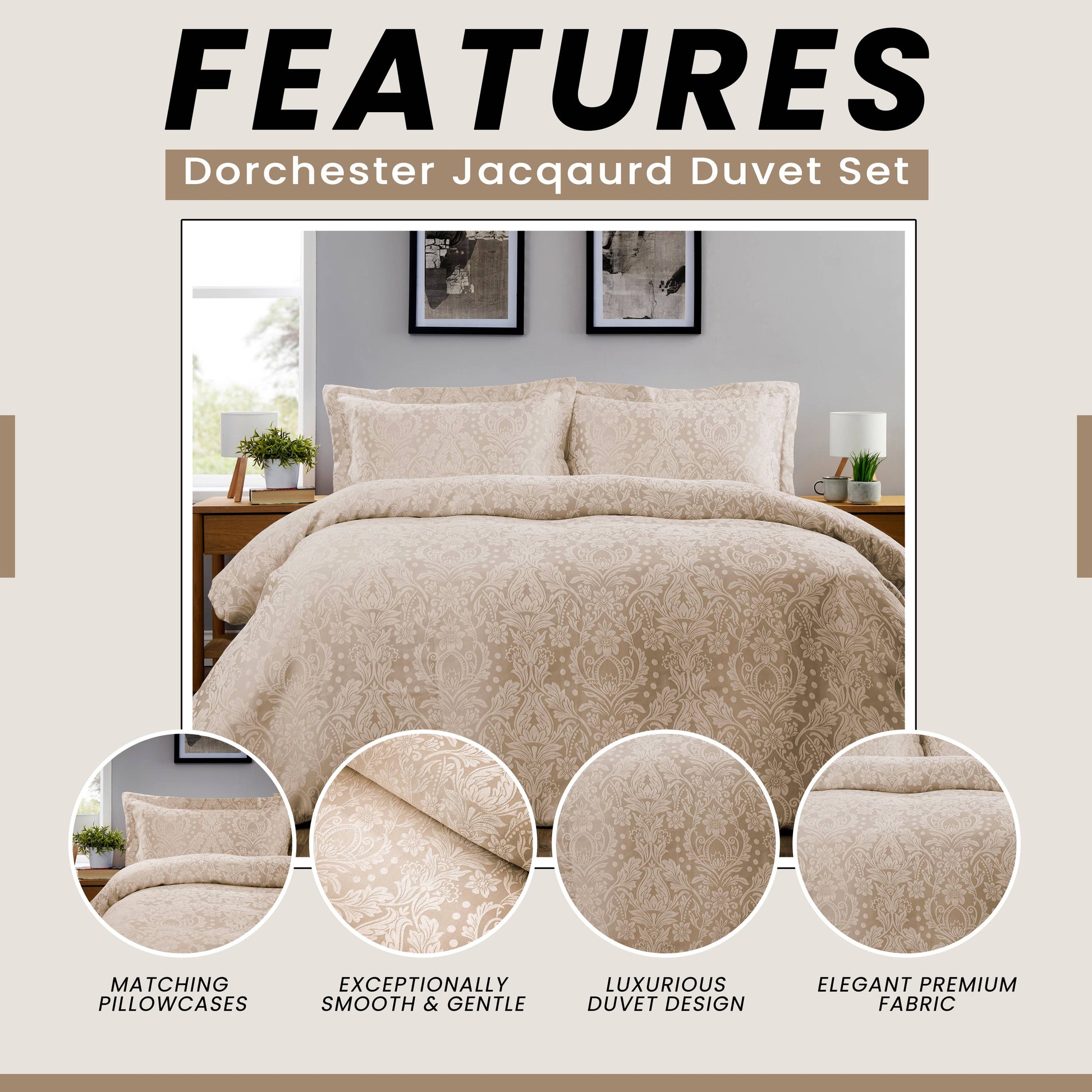 OLIVIA ROCCO Duvet Cover LOOMWORKS Dorchester Jacquard Duvet Cover Set Wholesale Manchester UK