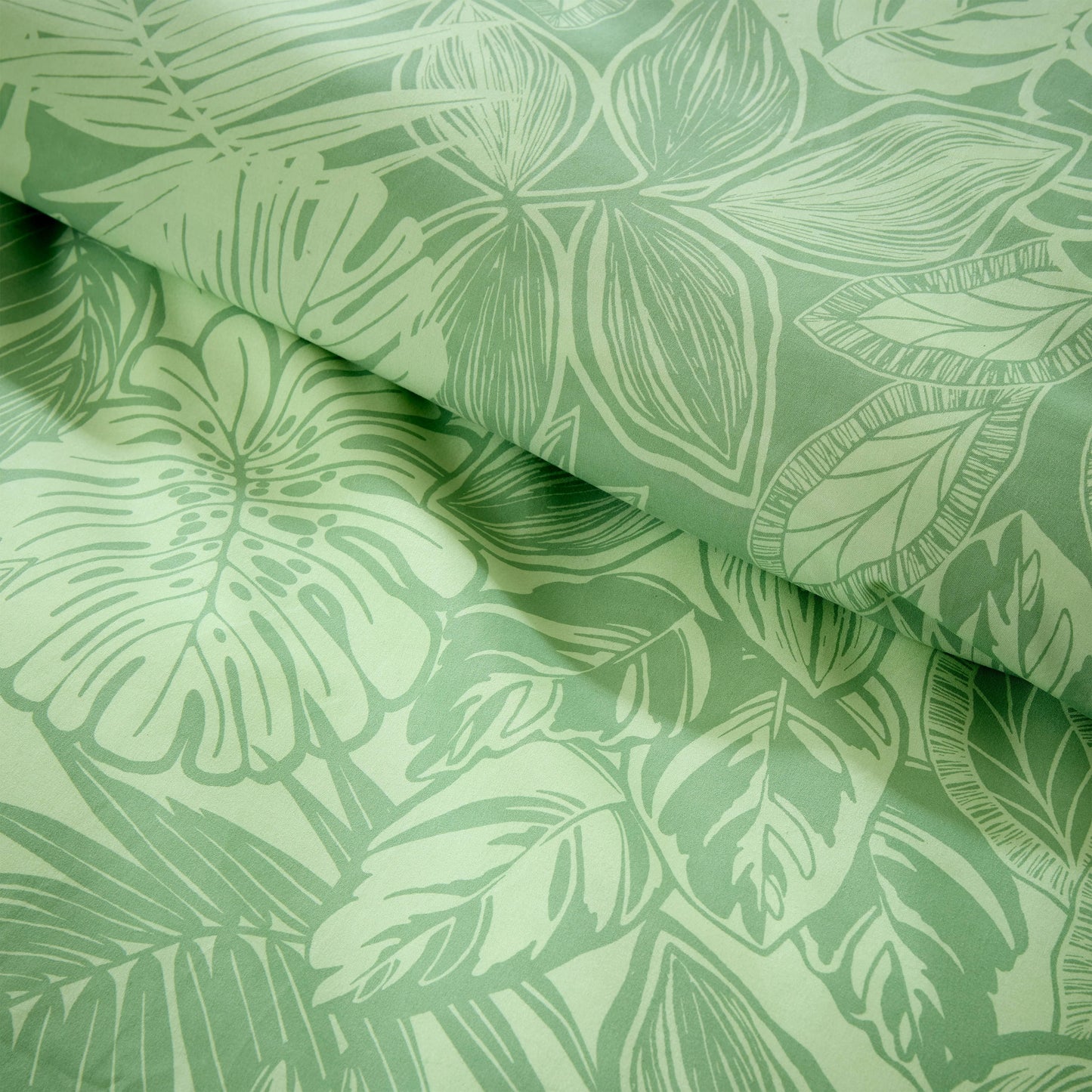 OLIVIA ROCCO Duvet Cover LOOMWORKS Fern Sage Green Microfibre Duvet Cover Set Wholesale Manchester UK