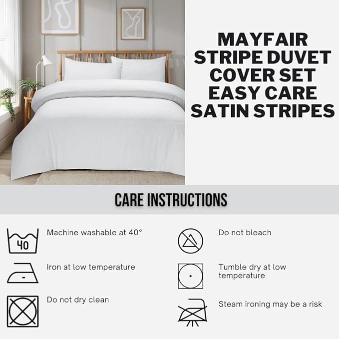 OLIVIA ROCCO Duvet Cover Mayfair Stripe Duvet Cover Set Wholesale Manchester UK