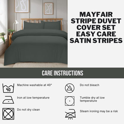 OLIVIA ROCCO Duvet Cover Mayfair Stripe Duvet Cover Set Wholesale Manchester UK