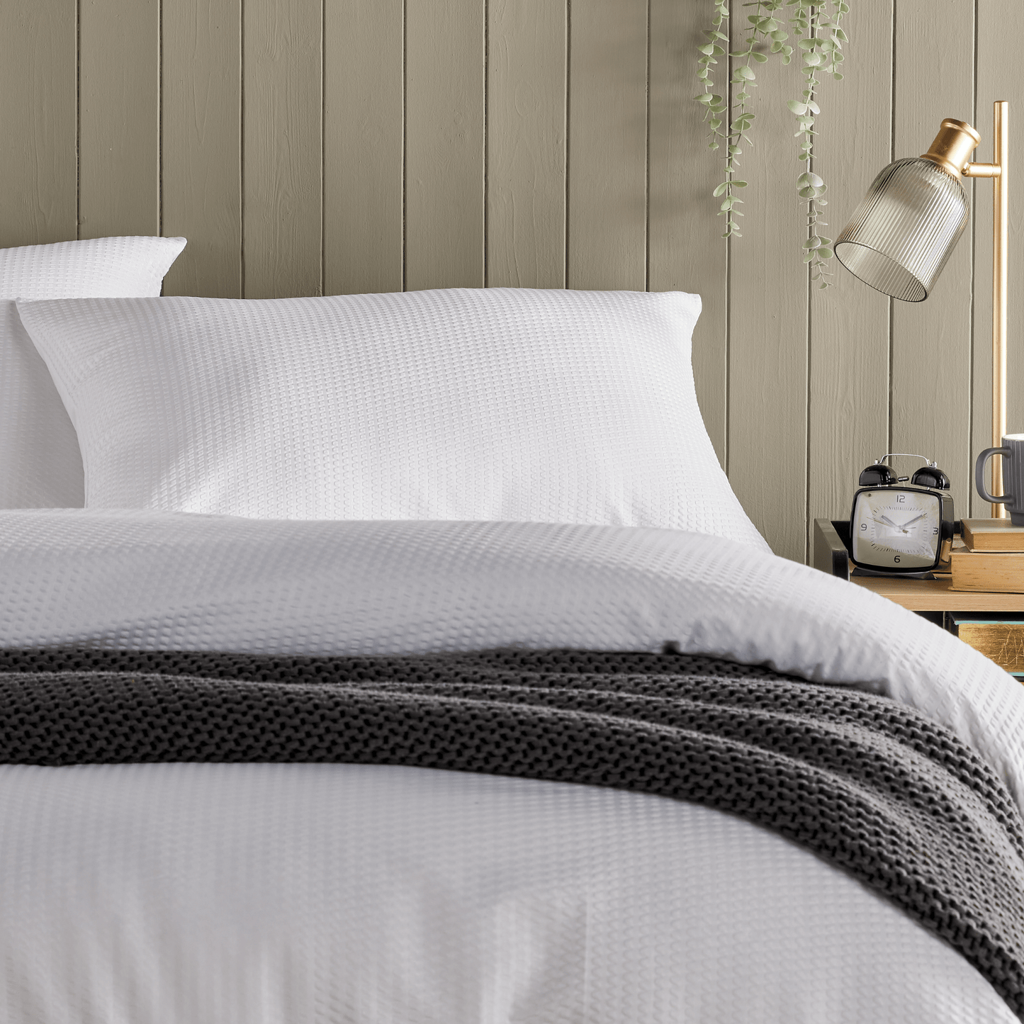 OLIVIA ROCCO Duvet Cover Monaco Seersucker Duvet Cover Set Quilt Cover Bedding Bed Linen Sets Wholesale Manchester UK