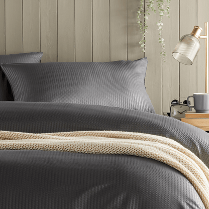 OLIVIA ROCCO Duvet Cover Monaco Seersucker Duvet Cover Set Quilt Cover Bedding Bed Linen Sets Wholesale Manchester UK