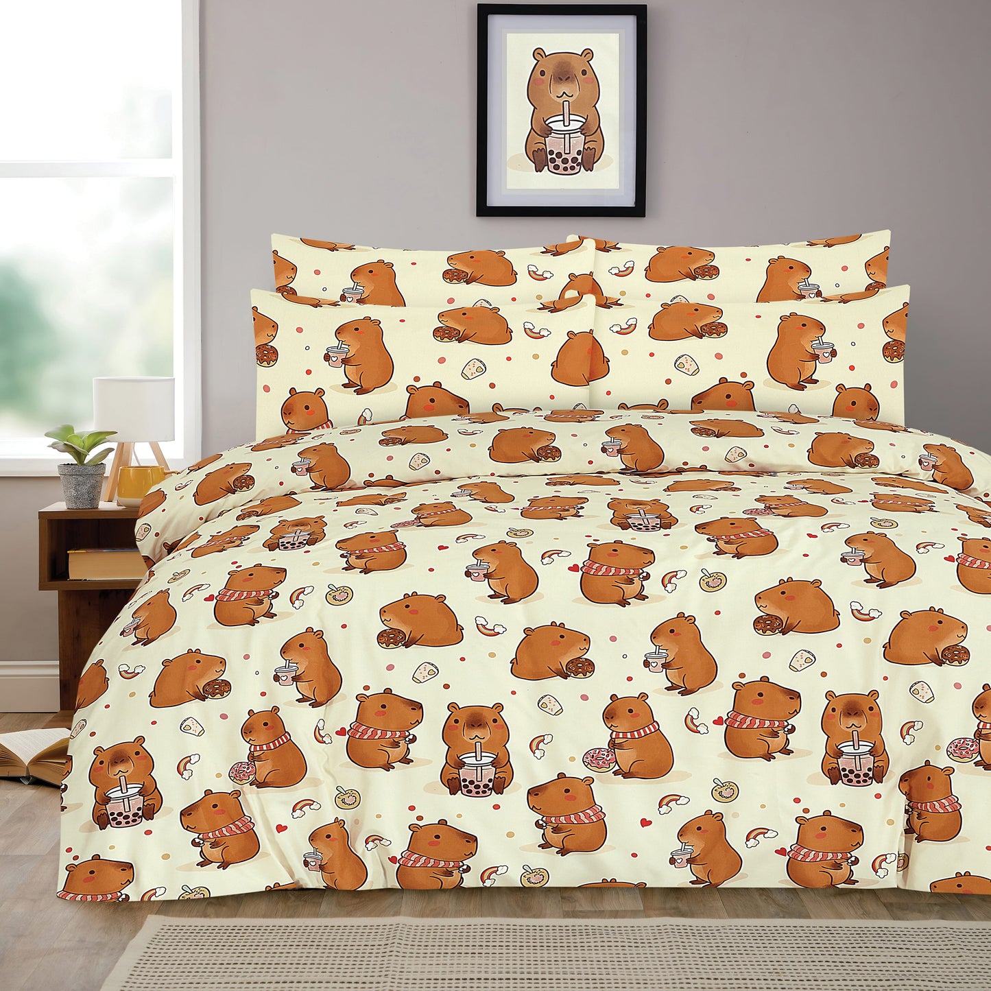 OLIVIA ROCCO Duvet Cover OLIVIA ROCCO Capybara Duvet Cover Set Wholesale Manchester UK