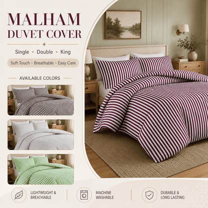 OLIVIA ROCCO Duvet Cover OLIVIA ROCCO Malham Stripe Duvet Cover Set Wholesale Manchester UK