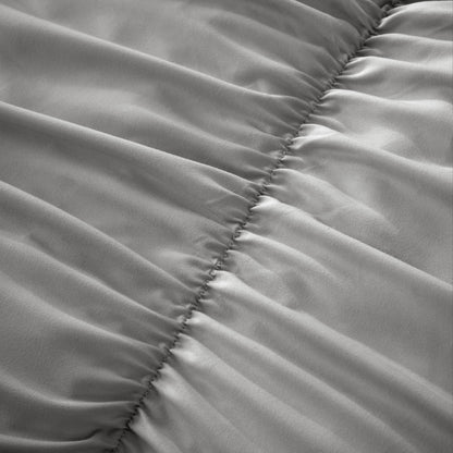 OLIVIA ROCCO Duvet Cover Ruched Grey Duvet Cover Set Wholesale Manchester UK