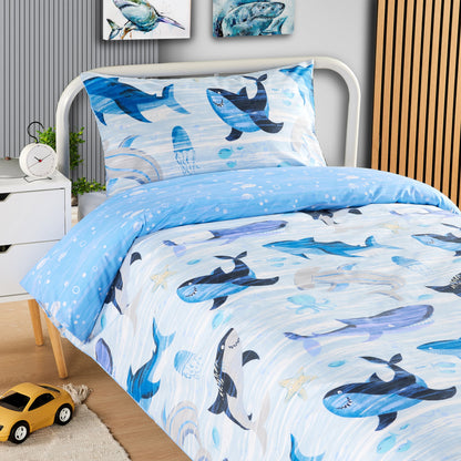 OLIVIA ROCCO Duvet Cover Sharks Duvet Cover Set Bedding For Kids Wholesale Manchester UK