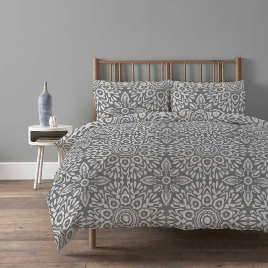 OLIVIA ROCCO Duvet Cover SINGLE / ALHAMBRA GREY Alhambra Grey Duvet Cover Set Wholesale Manchester UK