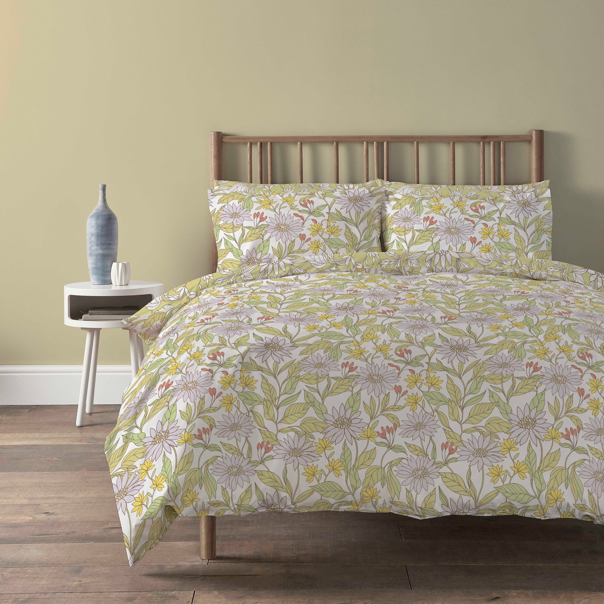 OLIVIA ROCCO Duvet Cover SINGLE / LILAC Elinor Lilac Duvet Cover Set Wholesale Manchester UK