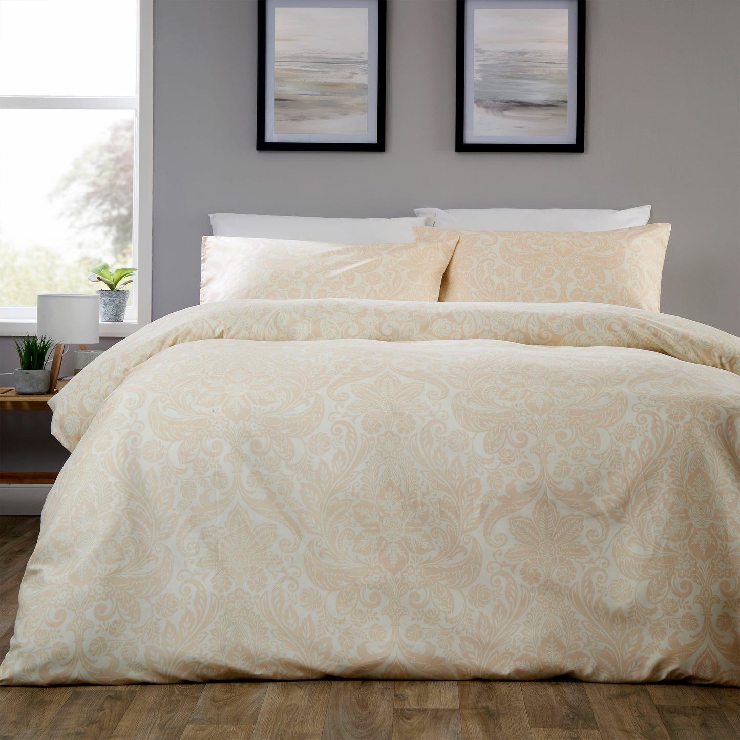 OLIVIA ROCCO Duvet Cover SINGLE LOOMWORKS Aria Natural Microfibre Duvet Cover Set Wholesale Manchester UK