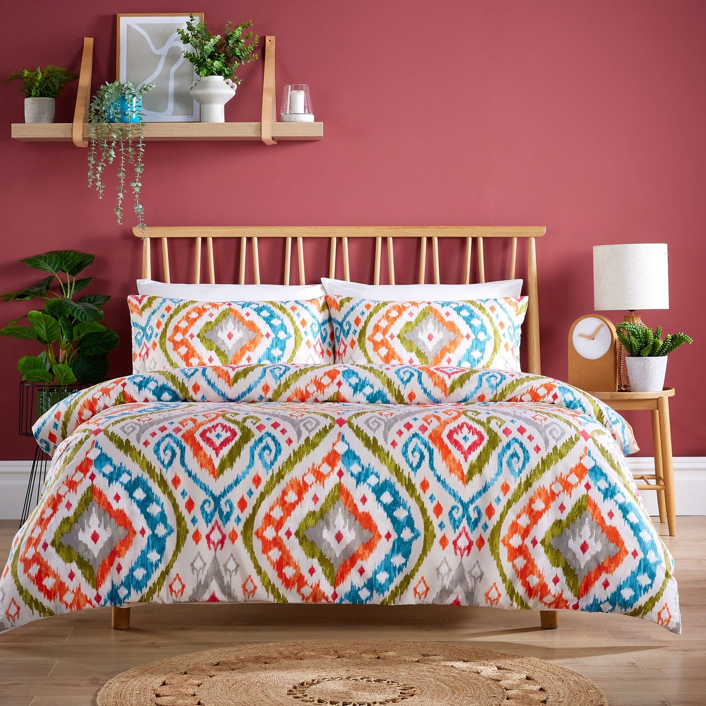 OLIVIA ROCCO Duvet Cover SINGLE / MULTI Peru-Inspired Ultra-Soft Duvet Cover Set Wholesale Manchester UK