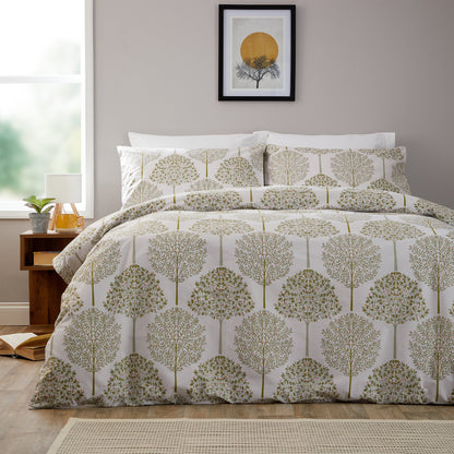 OLIVIA ROCCO Duvet Cover SINGLE Sion Sage Green 200 Thread Count Cotton Duvet Cover Set Wholesale Manchester UK