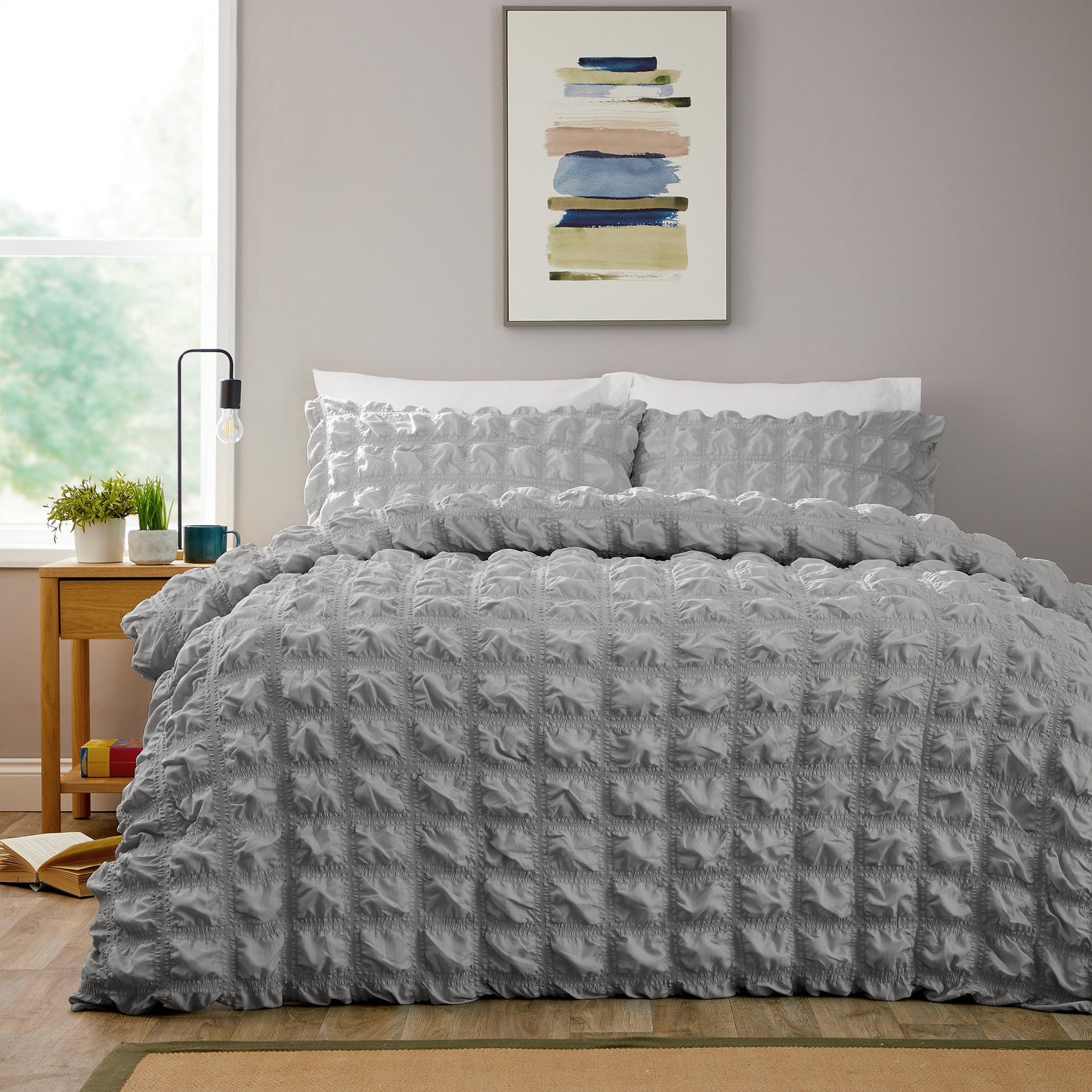 OLIVIA ROCCO Duvet Cover SINGLE Soho Grey Duvet Cover Set Wholesale Manchester UK
