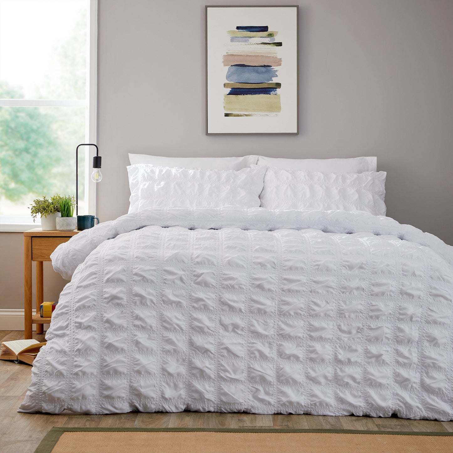 OLIVIA ROCCO Duvet Cover SINGLE Soho White Duvet Cover Set Wholesale Manchester UK