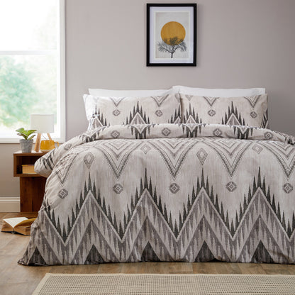 OLIVIA ROCCO Duvet Cover SINGLE Zermatt Grey 200 Thread Count Cotton Duvet Cover Set Wholesale Manchester UK