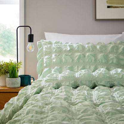 OLIVIA ROCCO Duvet Cover Soho Sage Green Duvet Cover Set Wholesale Manchester UK