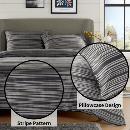OLIVIA ROCCO Duvet Cover Stripe Jacquard Duvet Cover Set Wholesale Manchester UK