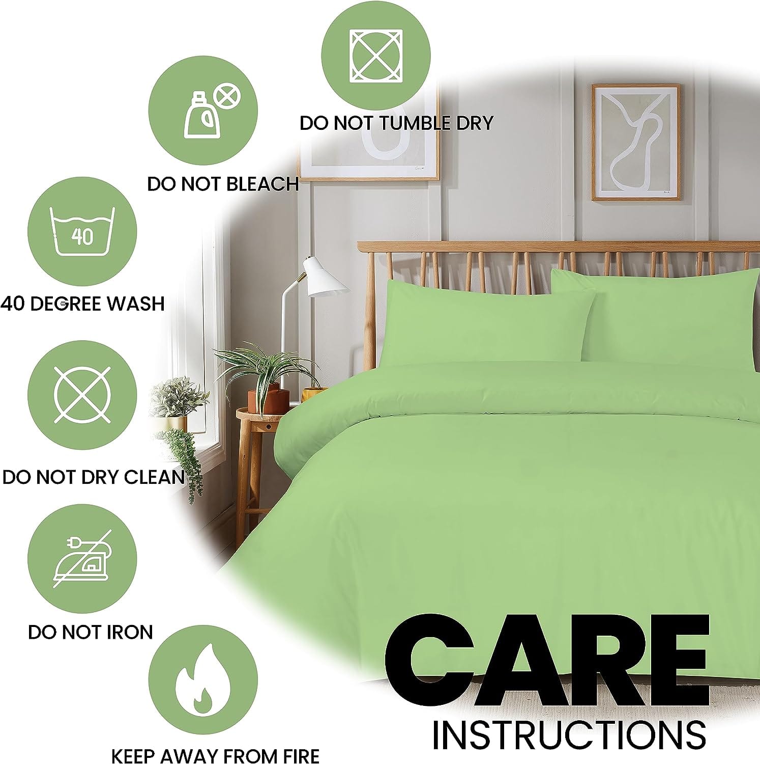 OLIVIA ROCCO Duvet Cover Super Soft Plain Duvet Set, Easy Care Eveyrday Quilt Covers Wholesale Manchester UK