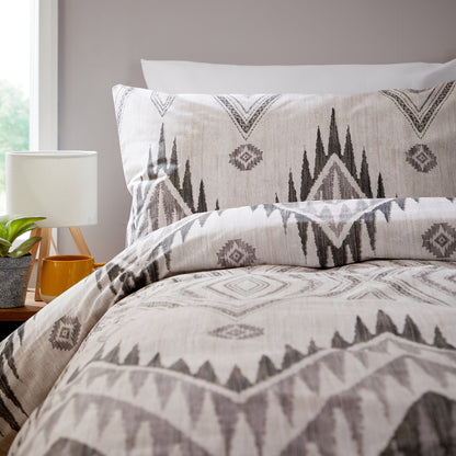 OLIVIA ROCCO Duvet Cover Zermatt Grey 200 Thread Count Cotton Duvet Cover Set Wholesale Manchester UK