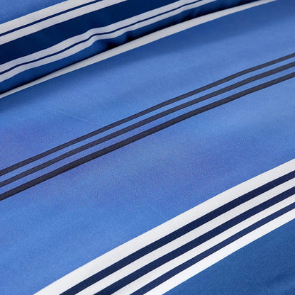 OLIVIA ROCCO Duvet Covers Harlow Stripes Blue Printed Duvet Cover Set Wholesale Manchester UK