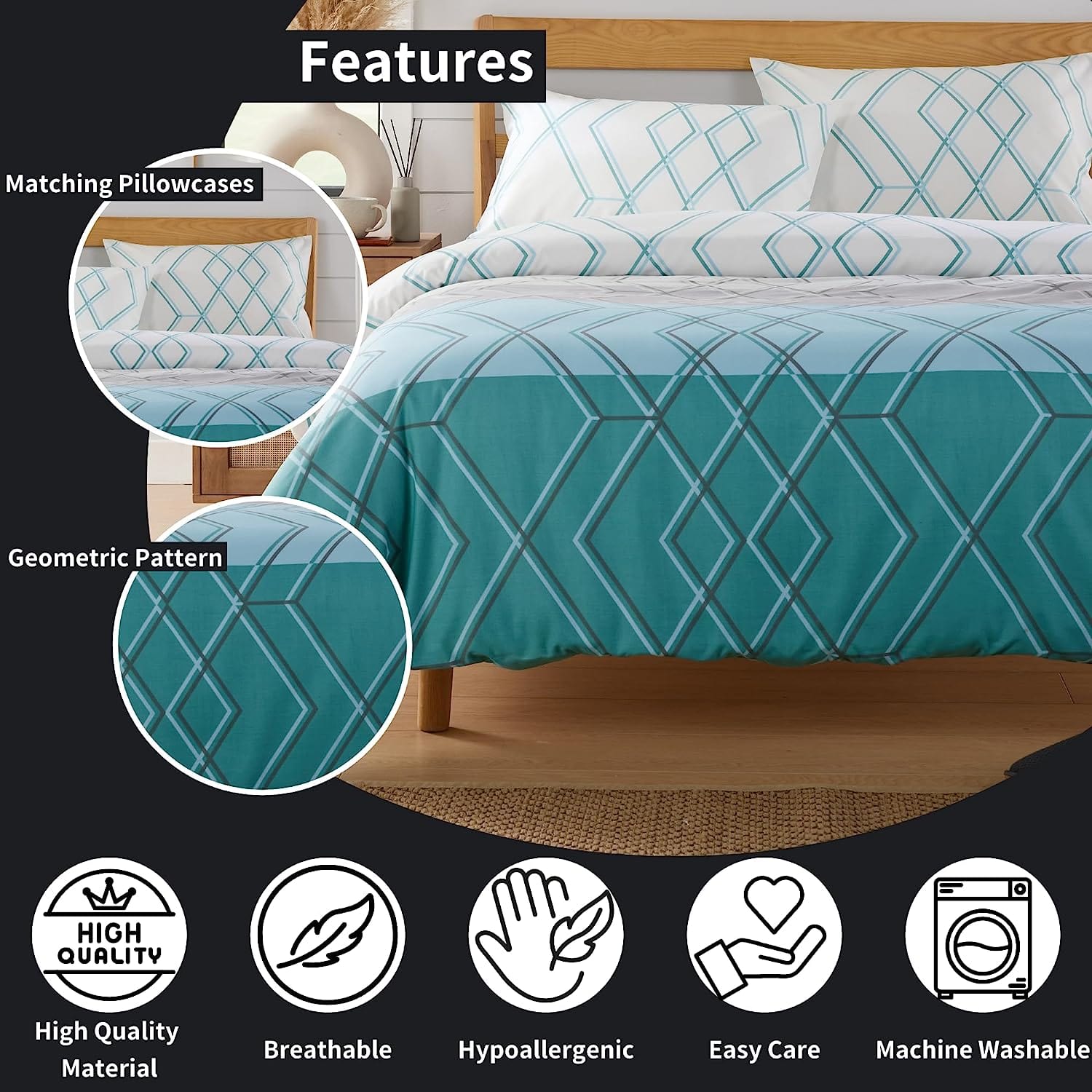 OLIVIA ROCCO Duvet Covers Havanna Geo Duvet Cover Sets Wholesale Manchester UK