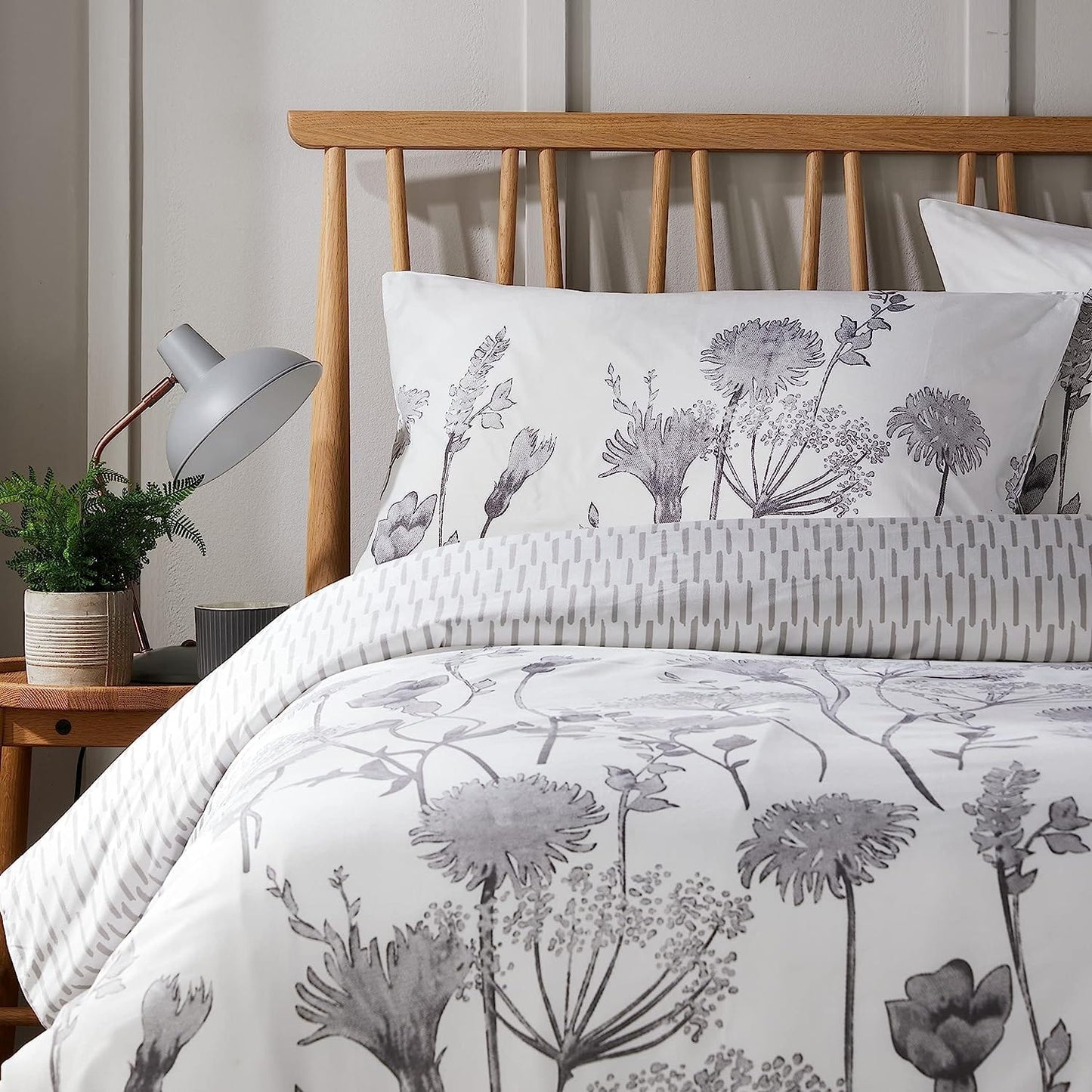 OLIVIA ROCCO Duvet Covers Meadow Grey Printed Duvet Cover Set Wholesale Manchester UK