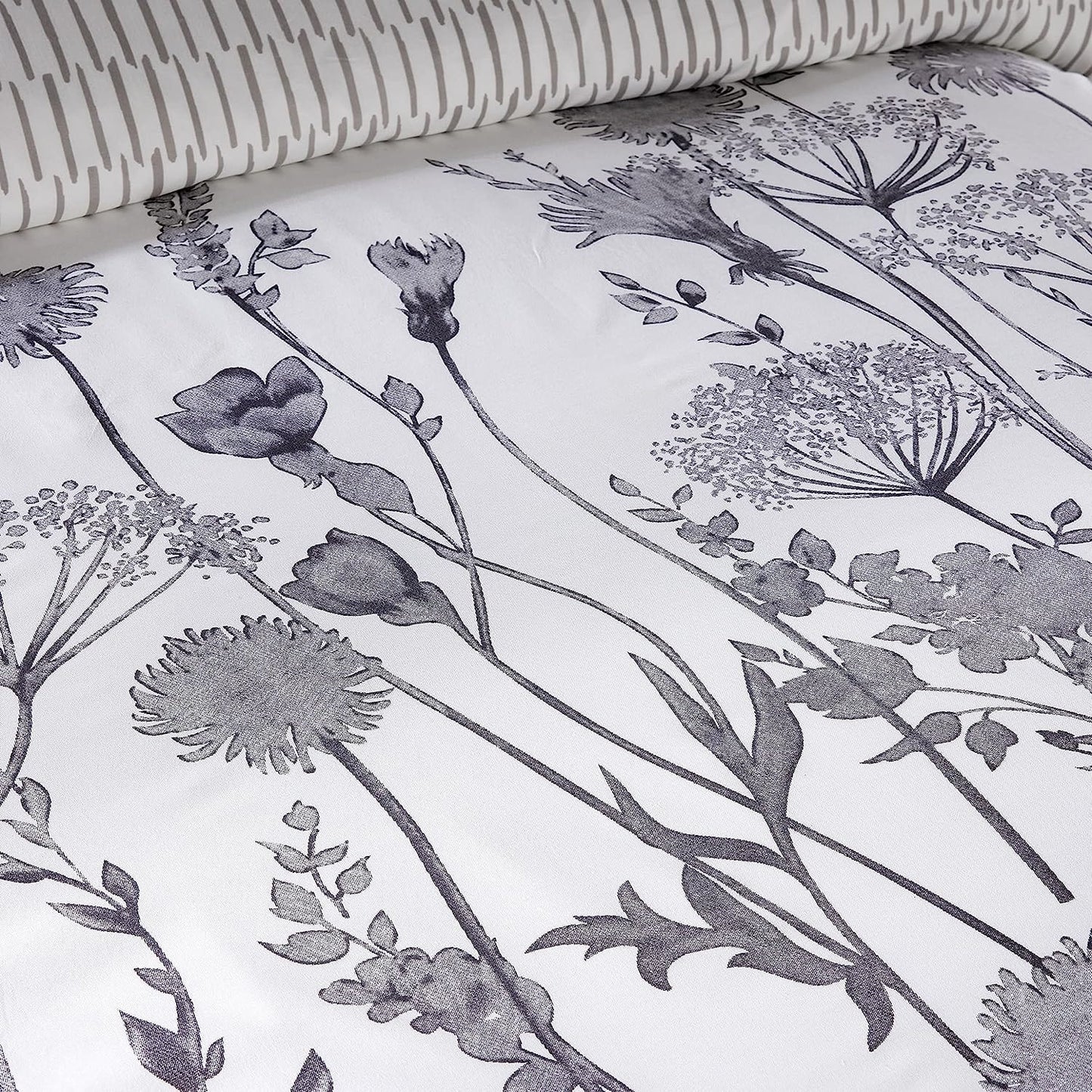 OLIVIA ROCCO Duvet Covers Meadow Grey Printed Duvet Cover Set Wholesale Manchester UK