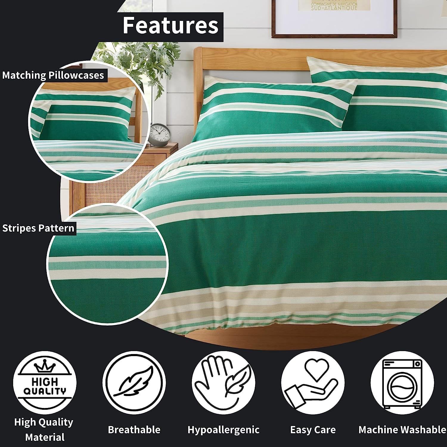 OLIVIA ROCCO Duvet Covers Miami Stripes Duvet Cover Set Wholesale Manchester UK