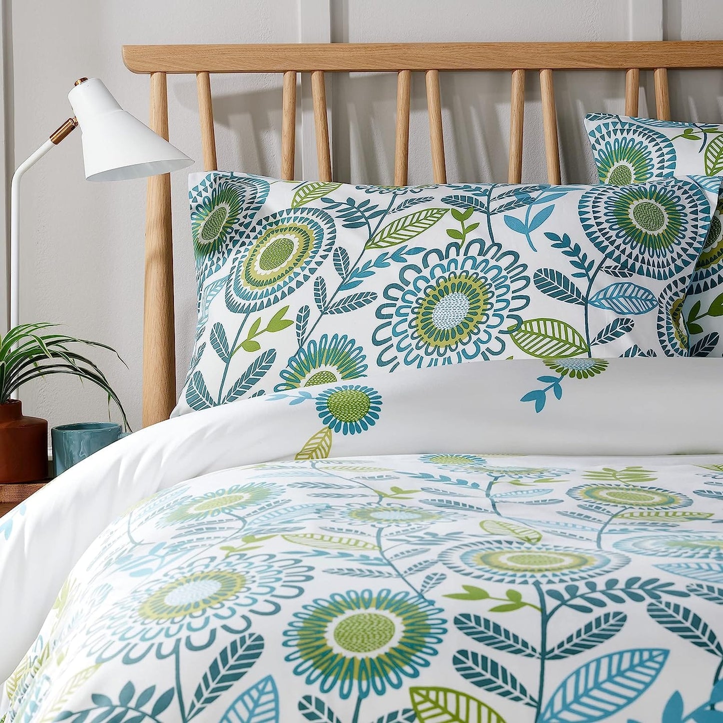 OLIVIA ROCCO Duvet Covers Opulence Teal Printed Duvet Cover Set Wholesale Manchester UK