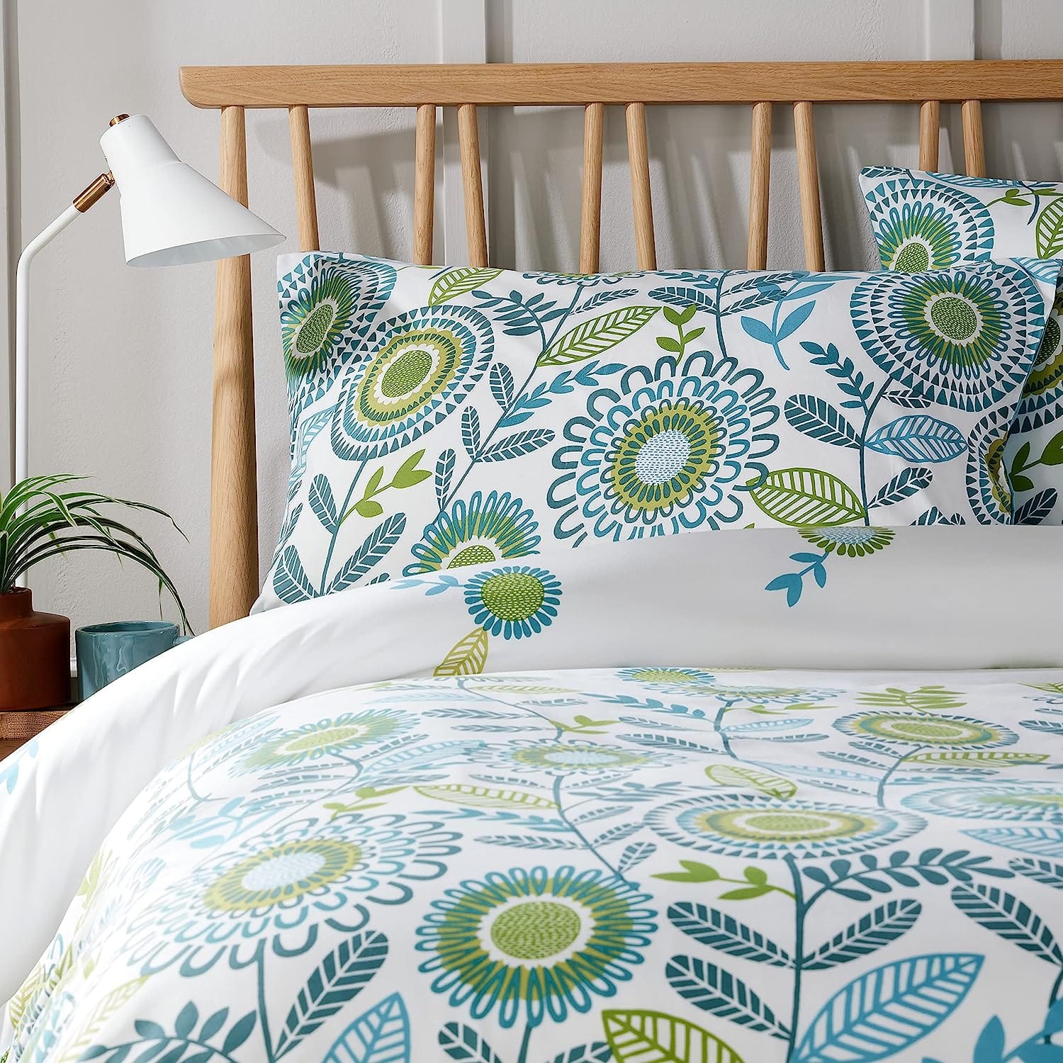 OLIVIA ROCCO Duvet Covers Opulence Teal Printed Duvet Cover Set Wholesale Manchester UK