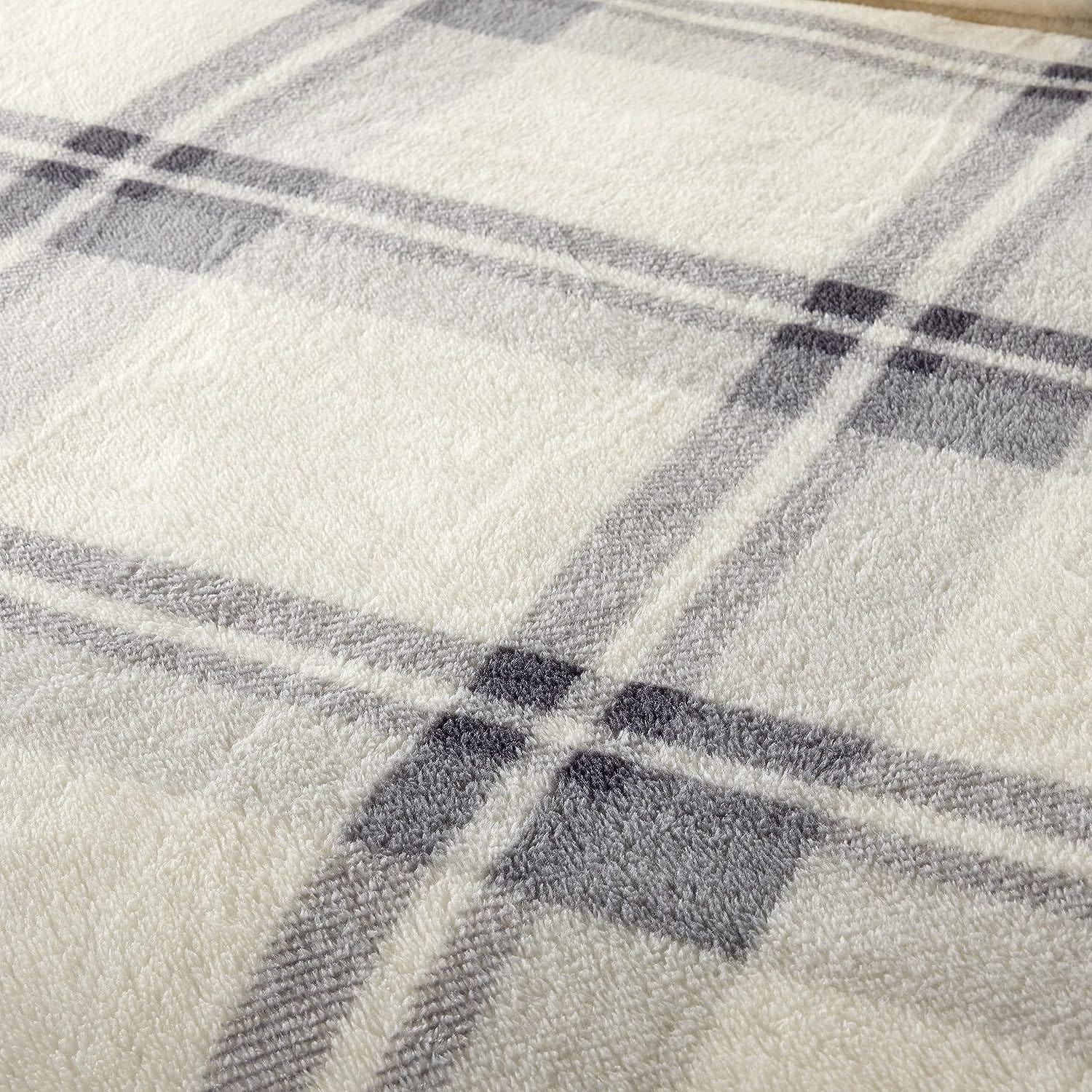 OLIVIA ROCCO Duvet Covers Orkney Check Printed Fleece Duvet Sets Wholesale Manchester UK