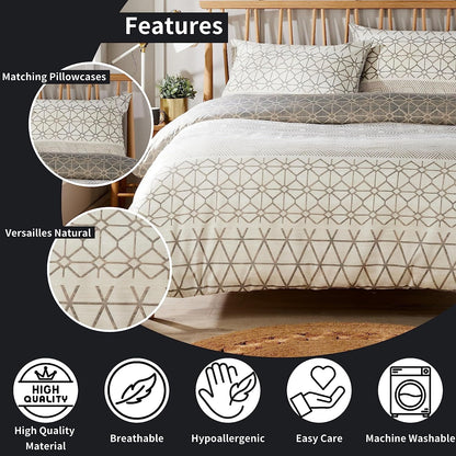 OLIVIA ROCCO Duvet Covers Versailles Natural Printed Duvet Cover Set Wholesale Manchester UK