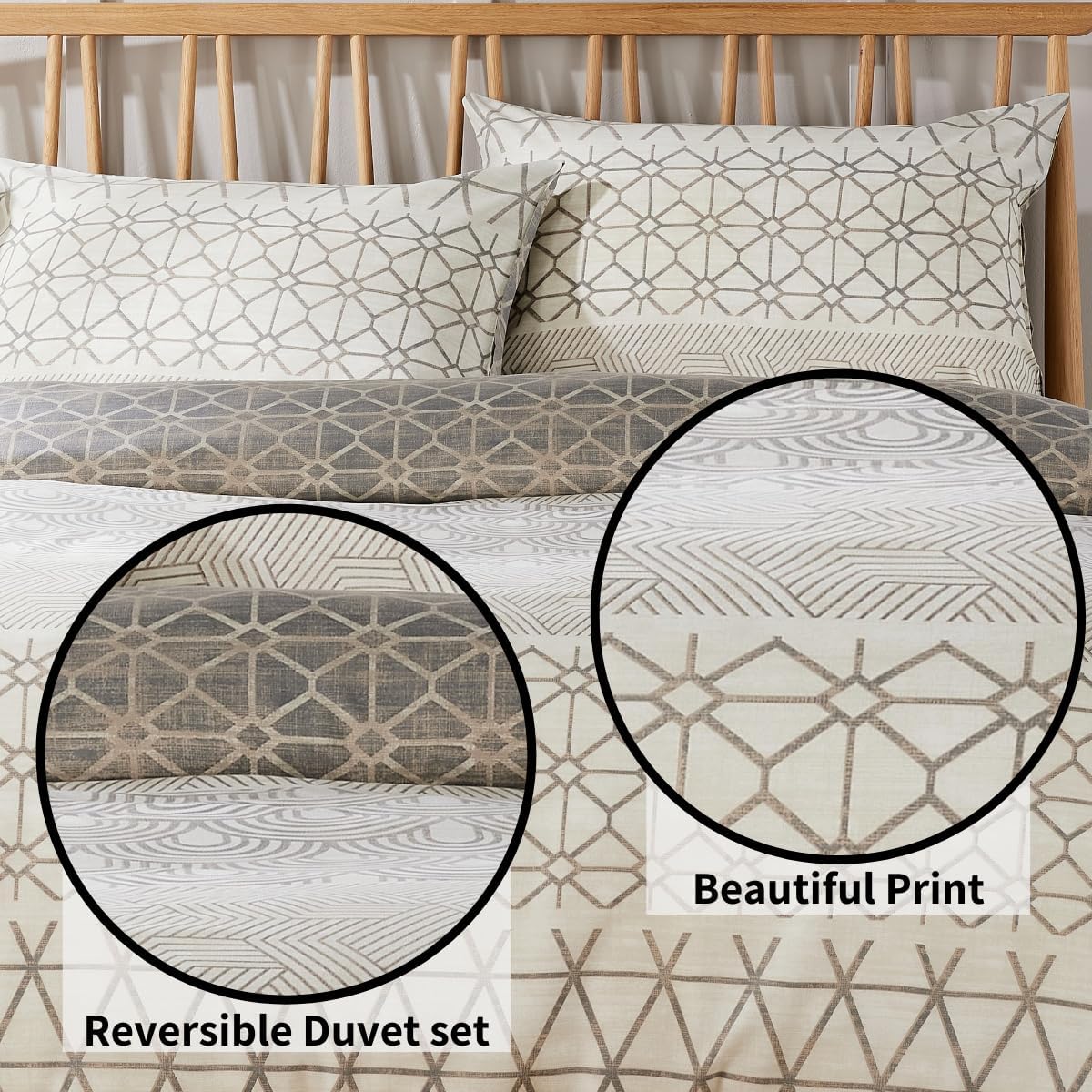 OLIVIA ROCCO Duvet Covers Versailles Natural Printed Duvet Cover Set Wholesale Manchester UK
