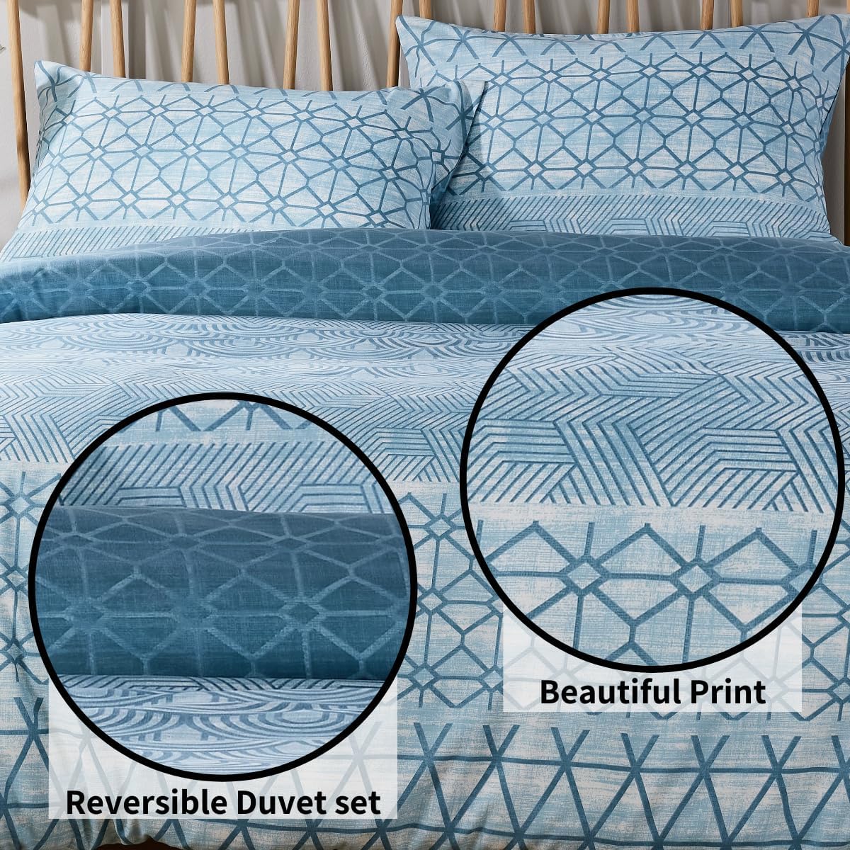 OLIVIA ROCCO Duvet Covers Versailles Teal Printed Duvet Cover Set Wholesale Manchester UK