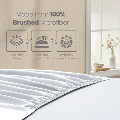 OLIVIA ROCCO Fitted Sheet Extra Deep 40CM Pocket Microfibre Fitted Sheet Wholesale Manchester UK