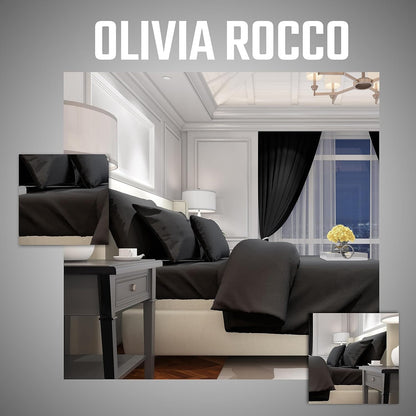 OLIVIA ROCCO Fitted Sheet Flannelette Fitted Sheets Super Soft Brushed Cotton Bed Sheet Hypoallergenic Wholesale Manchester UK