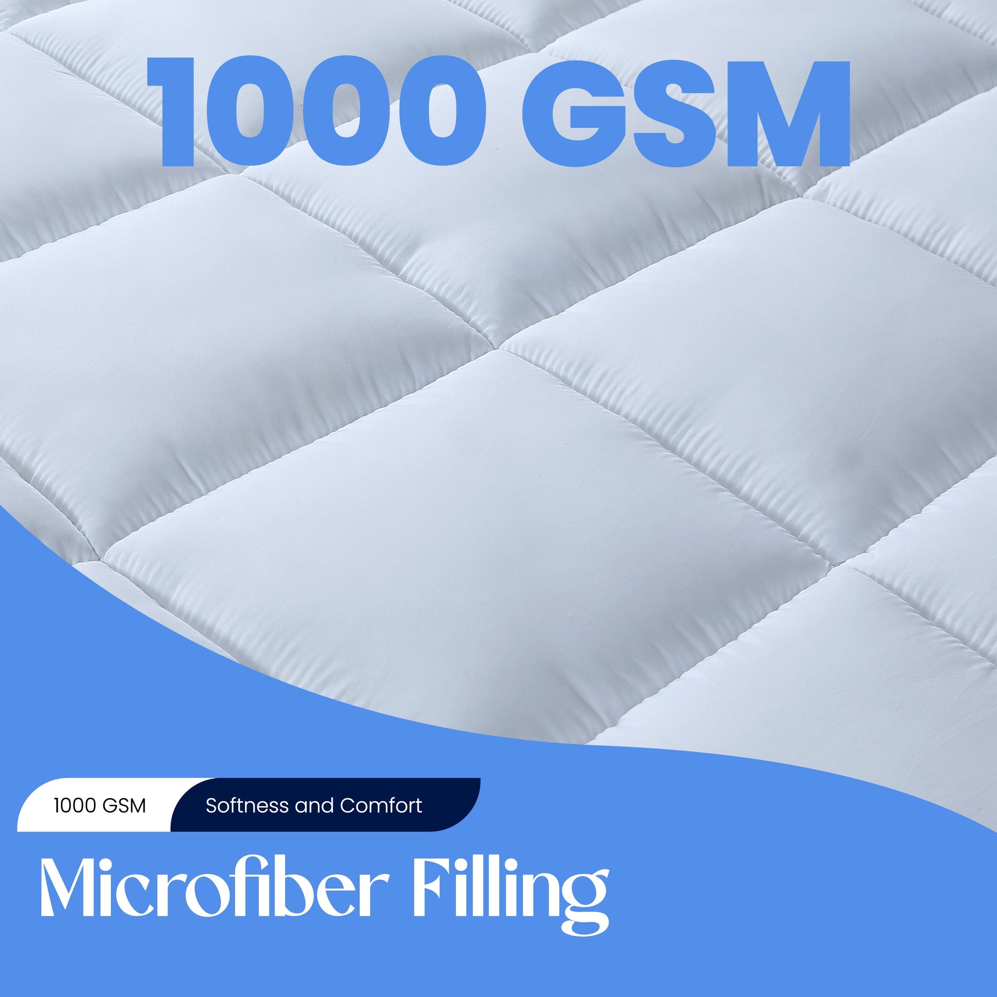 OLIVIA ROCCO Mattress Topper Microfibre Mattress Topper Wholesale Manchester UK