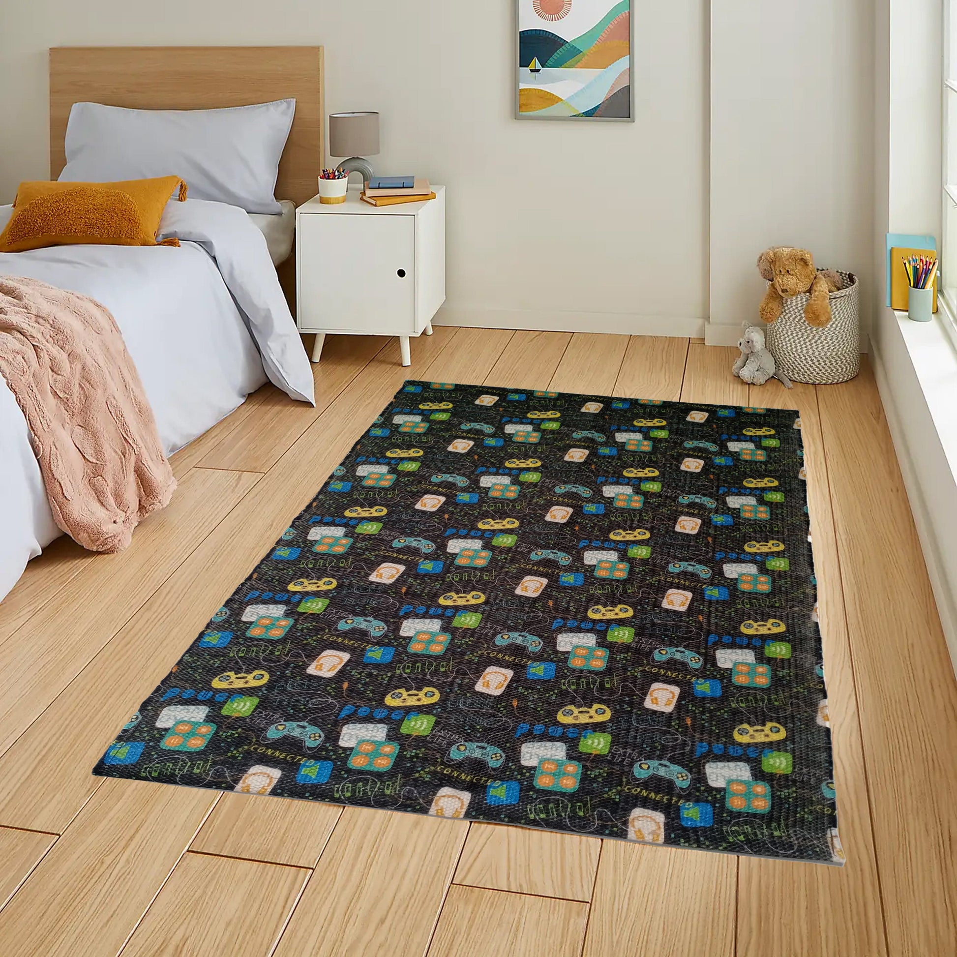 OLIVIA ROCCO Rugs 60 x 90 CM / GAMER Gamer Printed Rug Wholesale Manchester UK