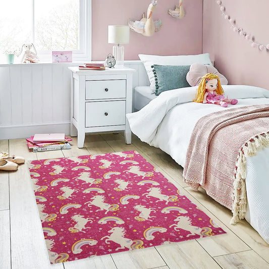 OLIVIA ROCCO Rugs 60 x 90 CM / UNICORN Animal Printed Rug Unicorn Wholesale Manchester UK