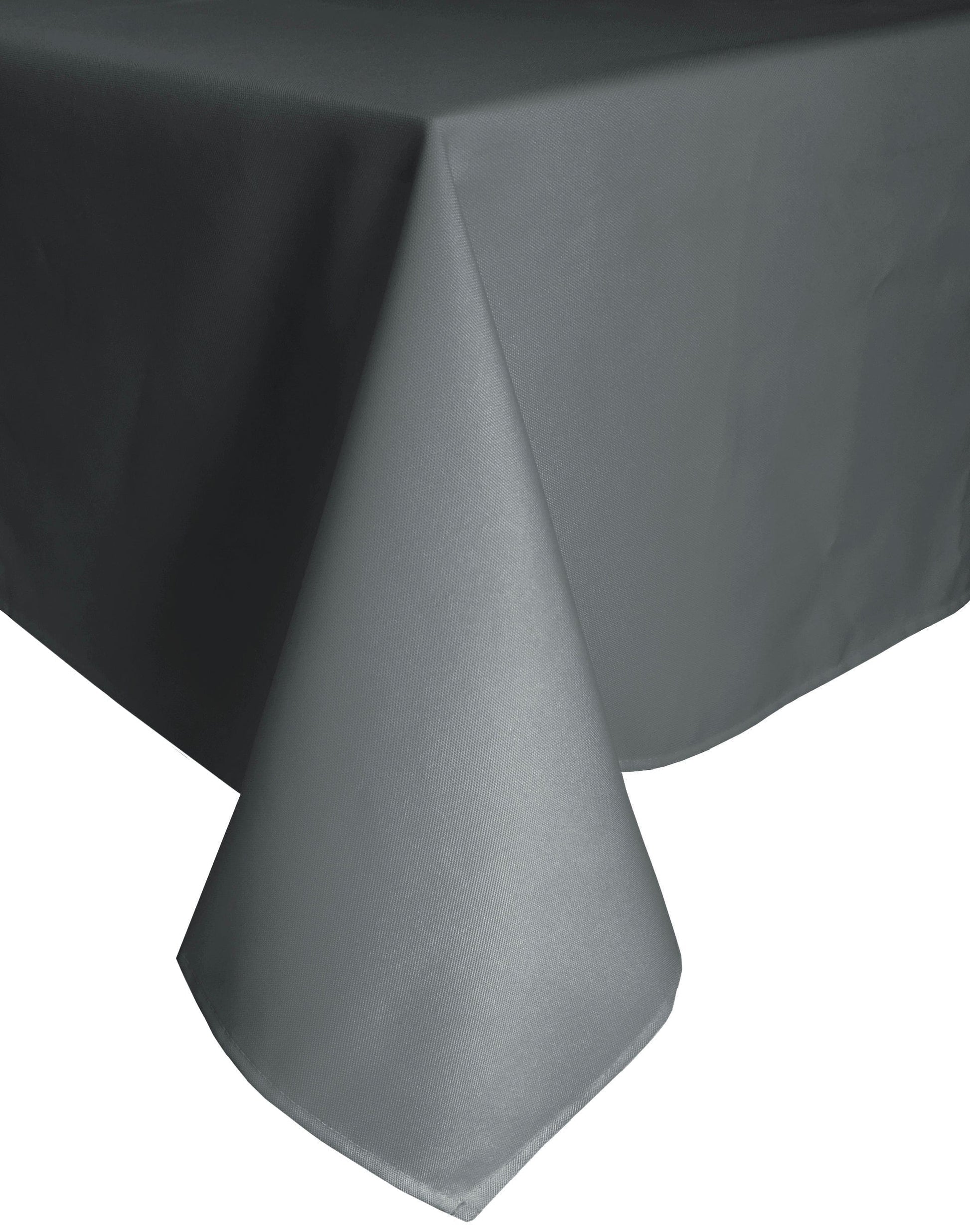 OLIVIA ROCCO Table Cloth 145 x 200cm / CHARCOAL Waterproof Polyester Tablecloth Wholesale Manchester UK