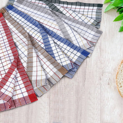 OLIVIA ROCCO Tea Towel 10 PACK Pack of 10 Wonderdry Tea Towels Kitchen 100% Cotton Super Absorbent Quick Drying Dish Bar Cloth Set by OLIVIA ROCCO Wholesale Manchester UK