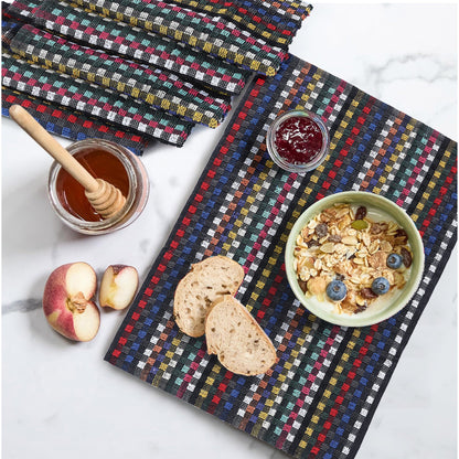 OLIVIA ROCCO Tea Towel Multi Check Terry Tea Towels 100% Cotton Kitchen Towels Super Absorbent Quick Dry Set Dish Cloths by OLIVIA ROCCO Wholesale Manchester UK