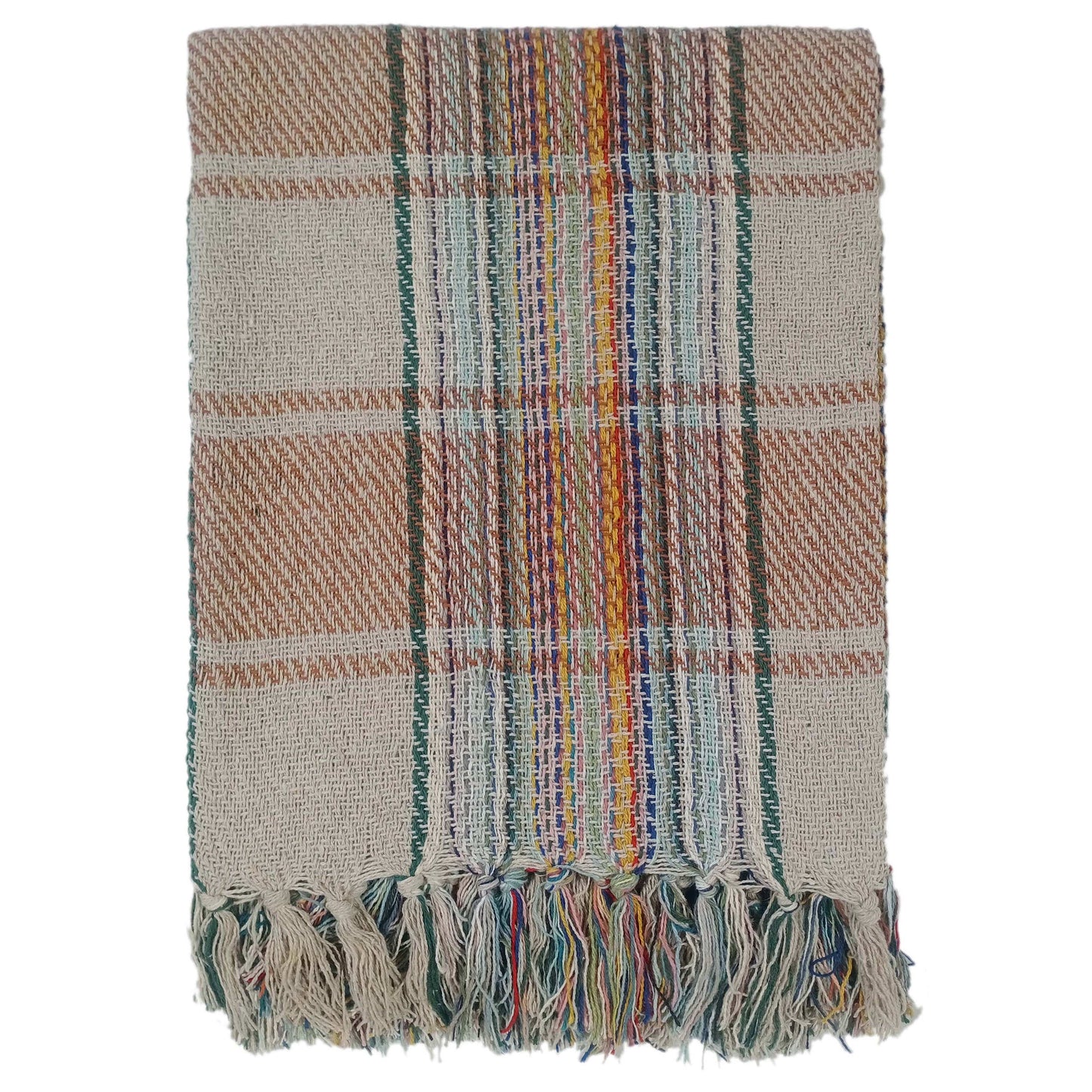 OLIVIA ROCCO Throw 130 x 150 cm Recycled Picnic Blanket Check Stripe Design Super Soft Cozy Camping Beach Throw Wholesale Manchester UK