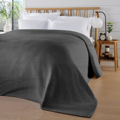 OLIVIA ROCCO Throw 180 x 250 CM / GREY Florian Checked Throw Blanket Grey Wholesale Manchester UK